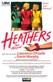 Heathers show poster