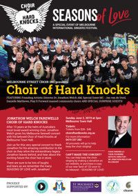 Seasons of Love - Jonathon Welch Farewells Choir of Hard Knocks show poster