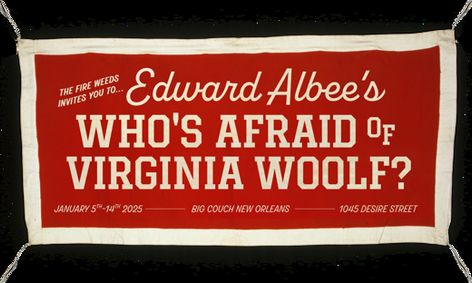 Edward Albee's Who's Afraid of Virginia Woolf? show poster