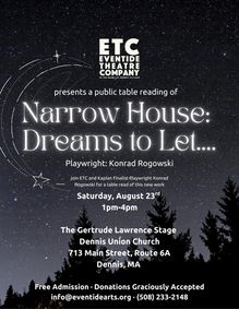 Narrow House: Dreams to Let… show poster