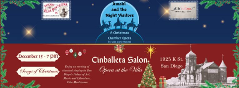 Amahl and the Night Visitors show poster