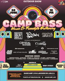 CAMP BASS - House and Freestyle Gathering show poster