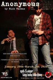 Anonymous show poster