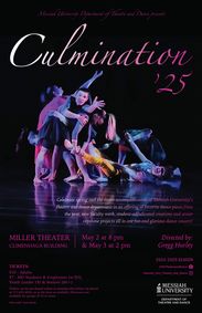 Culmination '25: Spring Dance Concert show poster