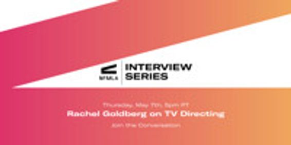 Rachel Goldberg on TV Directing show poster