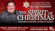 THE SPIRIT OF CHRISTMAS: Christmas with Neel Patrick & Friends in South Carolina