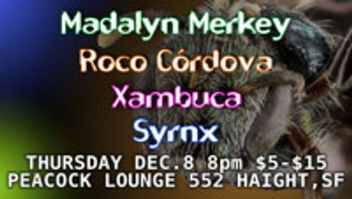 Madalyn Merkey, Roco Córdova, Chandra Shukla, Syrnx show poster