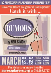 RUMORS show poster