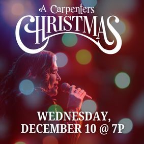 A Carpenters Christmas show poster