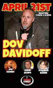Dov Davidoff at Yonkers Comedy Club show poster