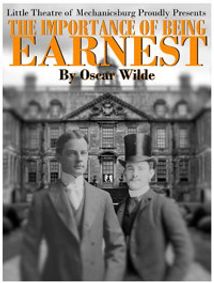 The Importance of Being Earnest show poster