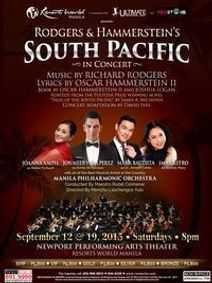 SOUTH PACIFIC In Concert show poster