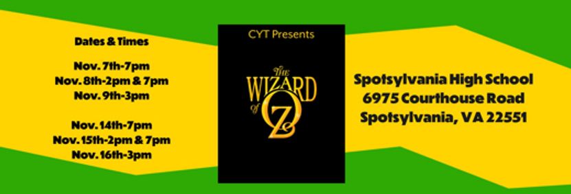The Wizard of Oz show poster