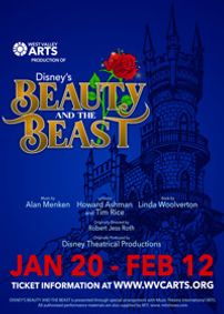 Disney's Beauty and the Beast show poster
