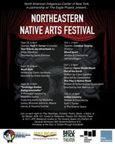 Northeastern Native Arts Festival show poster