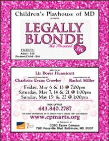 Legally Blonde The Musical Jr. show poster