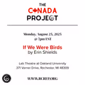 If We Were Birds by Erin Shields (Staged Reading in Broadway