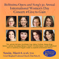 Bellissima Opera and Song's 5th Annual International Women's Day Concert in Chicago