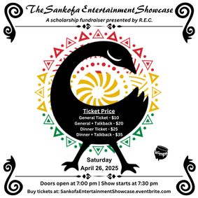 Sankofa Entertainment Showcase show poster