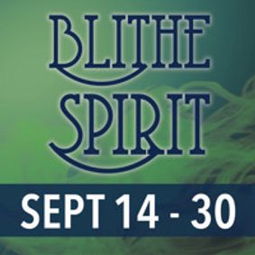 Blithe Spirit show poster