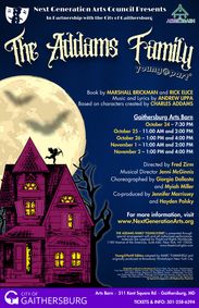 The Addams Family (Young@Part) show poster