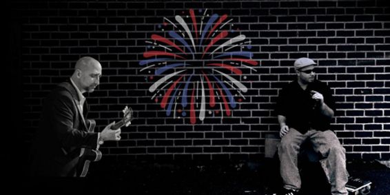 Chris Vitarello v Michael Bram. It's all Red, White & Blue. show poster