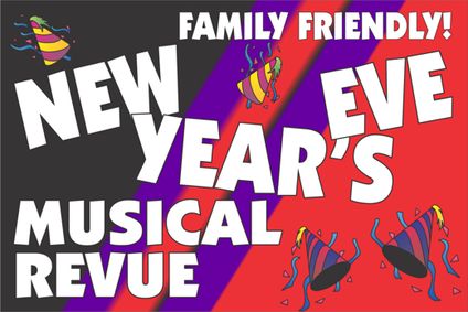 54th Annual Santa Monica Playhouse New Year’s Eve Musical Revue – “BEST New Year’s events in LA!” show poster