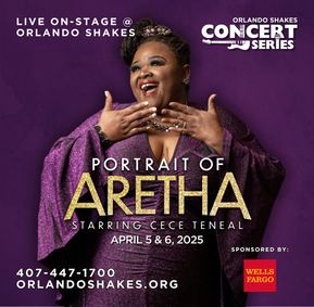 Cece Teneal: Portrait of Aretha show poster