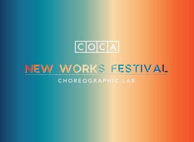 New Works Festival show poster