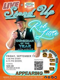Rob Little – Live Comedy show poster