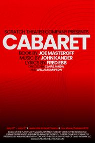 Cabaret show poster