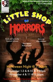 Little Shop of Horrors show poster