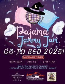 NYE Pajama Jammy Jam show poster
