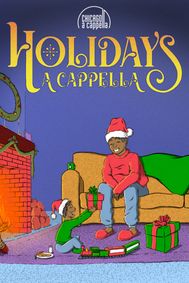 Holidays a cappella show poster