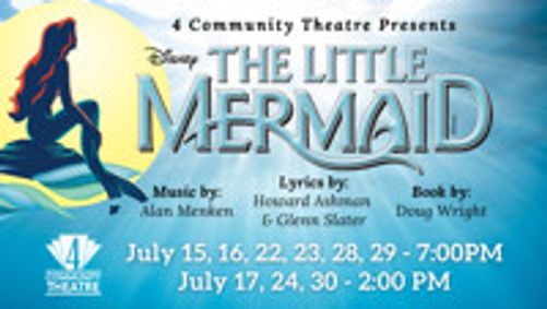 Disney's The Little Mermaid show poster