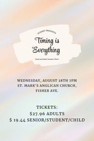 Suzart Choir: Timing is Everything show poster