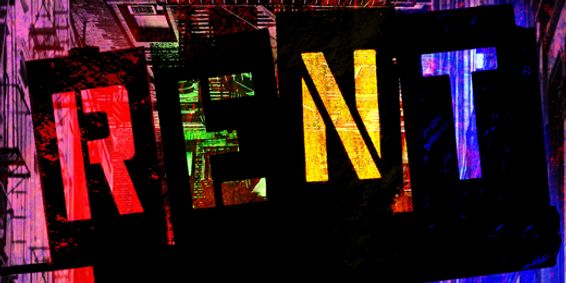 RENT show poster