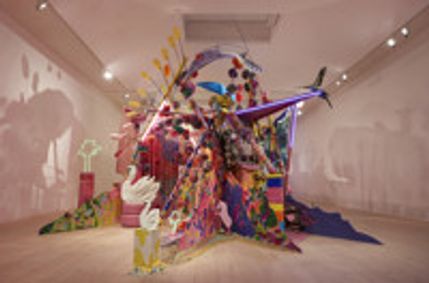 Experience Spaghetti-Stack-Snuffle-Shuffle by Bunjil Place new artist in resident, Rosie Deacon show poster