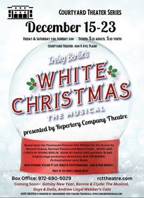 White Christmas show poster