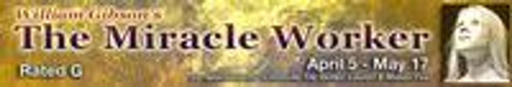 THE MIRACLE WORKER show poster