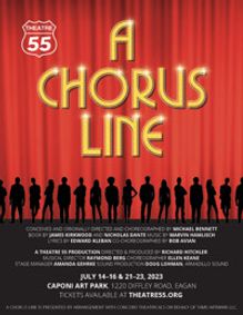 A CHORUS LINE show poster
