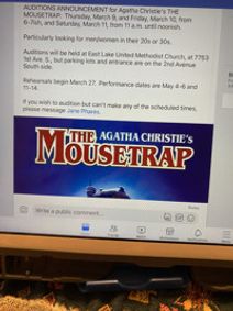 The Mousetrap show poster