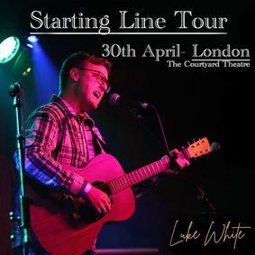 Luke White show poster