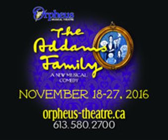 The Addams Family show poster