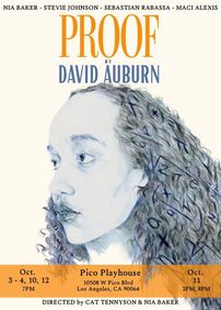 Proof by David Auburn show poster