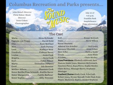The Sound of Music show poster