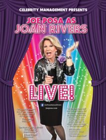Joe Posa as Joan Rivers LIVE!