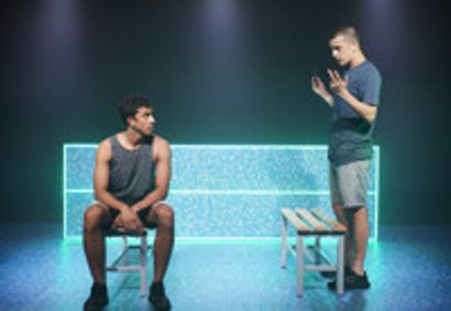 Brown Boys Swim show poster