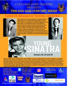 Tony DiMeglio in concert as Young Sinatra show poster