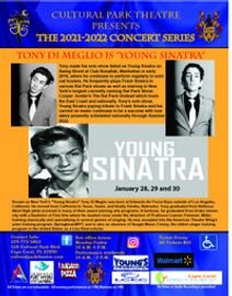Tony DiMeglio in concert as Young Sinatra